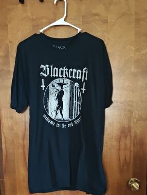 Blackcraft Men’s Black Graphic Tee - Welcom To The End Times